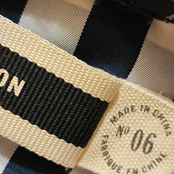 Daughters of The Liberation Navy Gingham Full Zip Rain Jacket - Picture 7 of 8